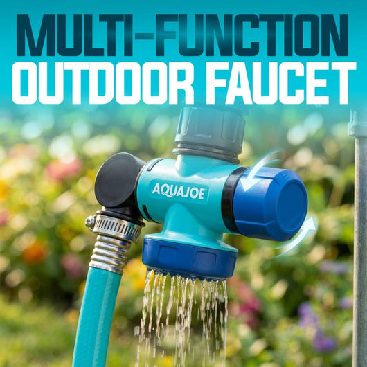 TerraPull - Aqua Joe Multi-Function Hose Tap Connector