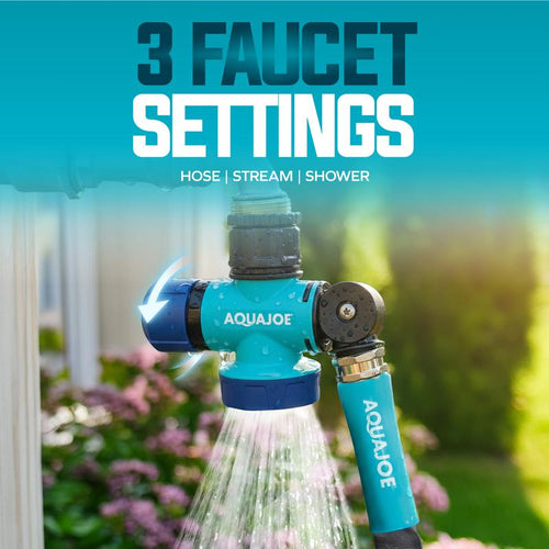 TerraPull - Aqua Joe Multi-Function Hose Tap Connector