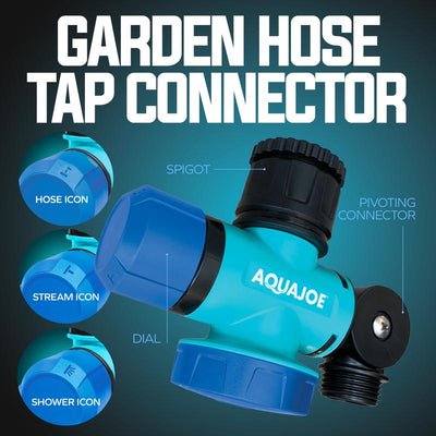 TerraPull - Aqua Joe Multi-Function Hose Tap Connector