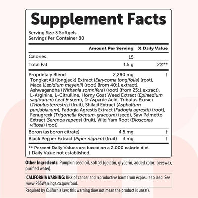 TerraPull Testosterone+ Advanced 15-in-1