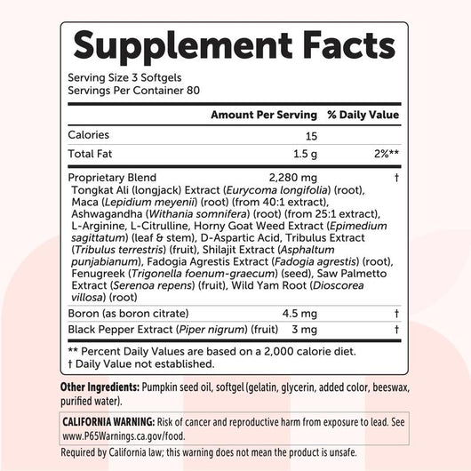 TerraPull Testosterone+ Advanced 15-in-1